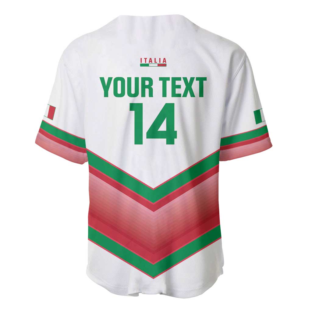Custom Italy Football Baseball Jersey Go Gli Azzurri Italian Wolf