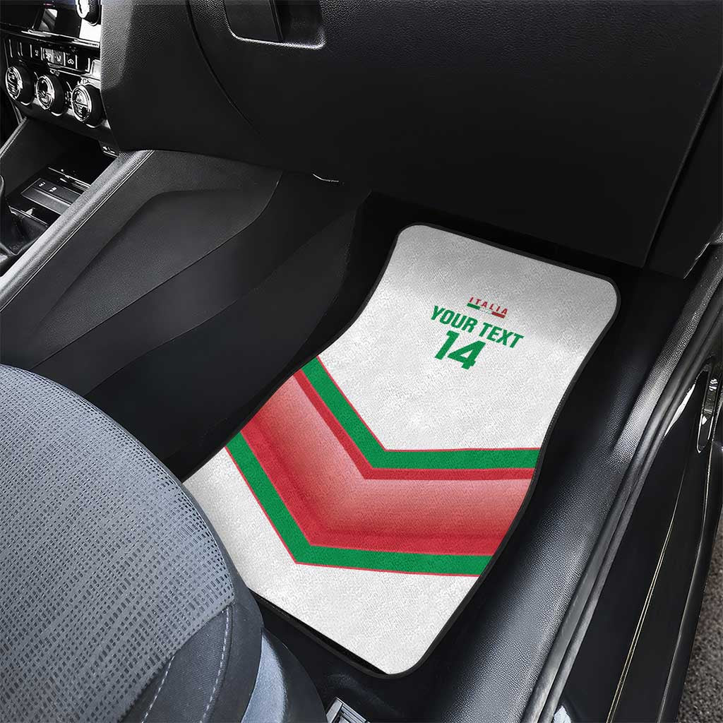 Custom Italy Football Car Mats Go Gli Azzurri Italian Wolf