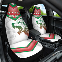 Custom Italy Football Car Seat Cover Go Gli Azzurri Italian Wolf
