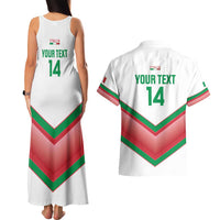 Custom Italy Football Couples Matching Tank Maxi Dress and Hawaiian Shirt Go Gli Azzurri Italian Wolf