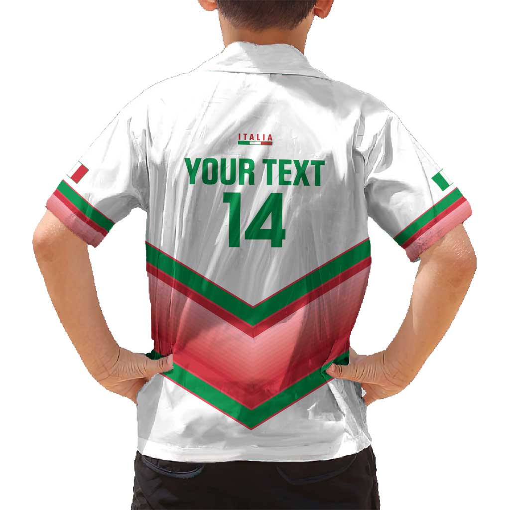 Custom Italy Football Family Matching Puletasi and Hawaiian Shirt Go Gli Azzurri Italian Wolf