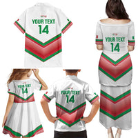 Custom Italy Football Family Matching Puletasi and Hawaiian Shirt Go Gli Azzurri Italian Wolf