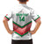 Custom Italy Football Family Matching Short Sleeve Bodycon Dress and Hawaiian Shirt Go Gli Azzurri Italian Wolf