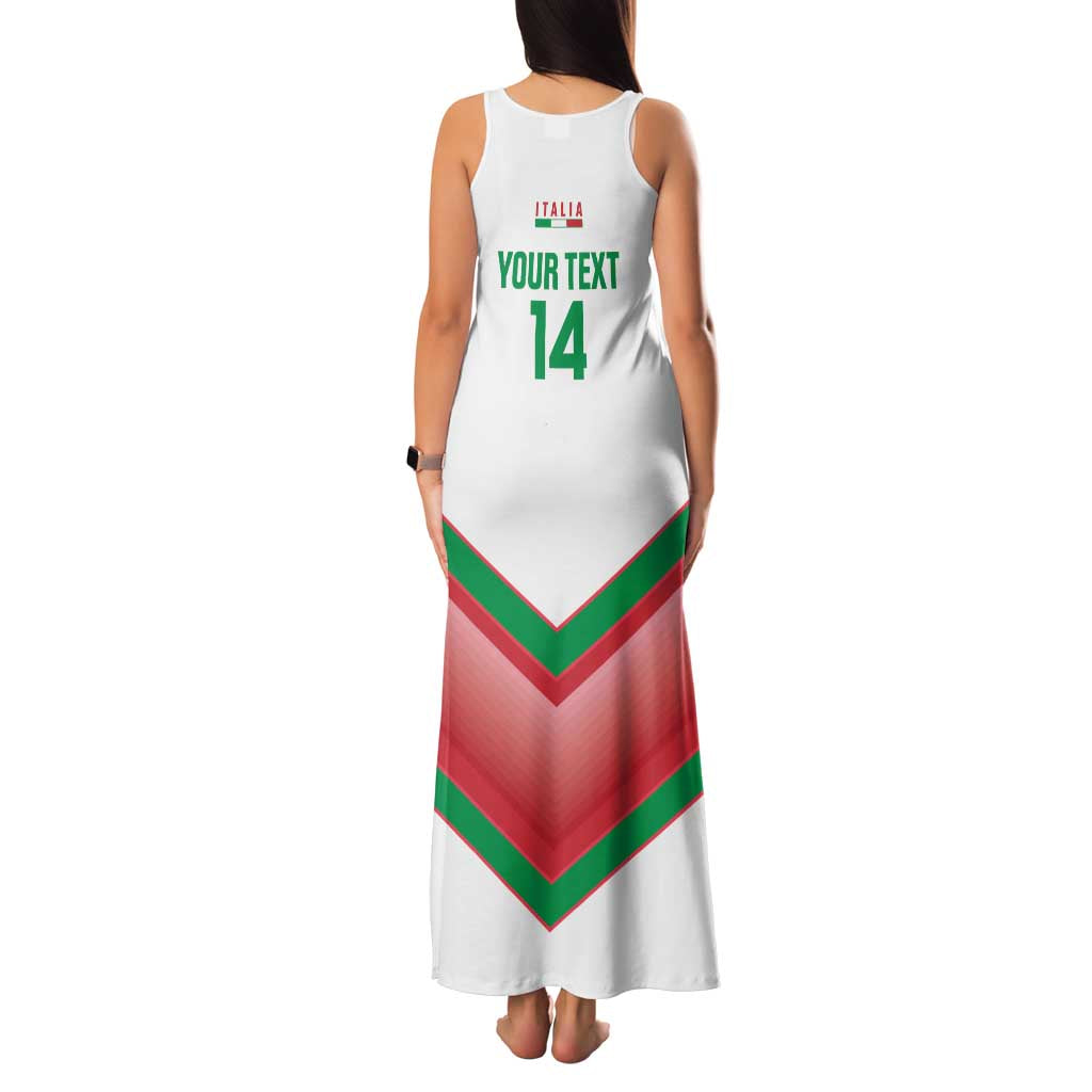 Custom Italy Football Family Matching Tank Maxi Dress and Hawaiian Shirt Go Gli Azzurri Italian Wolf
