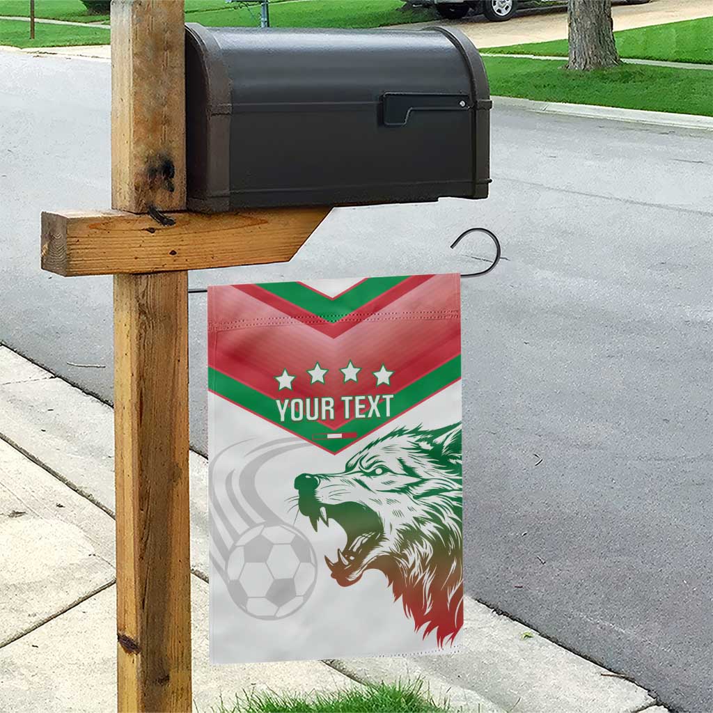 Custom Italy Football Garden Flag Go Gli Azzurri Italian Wolf