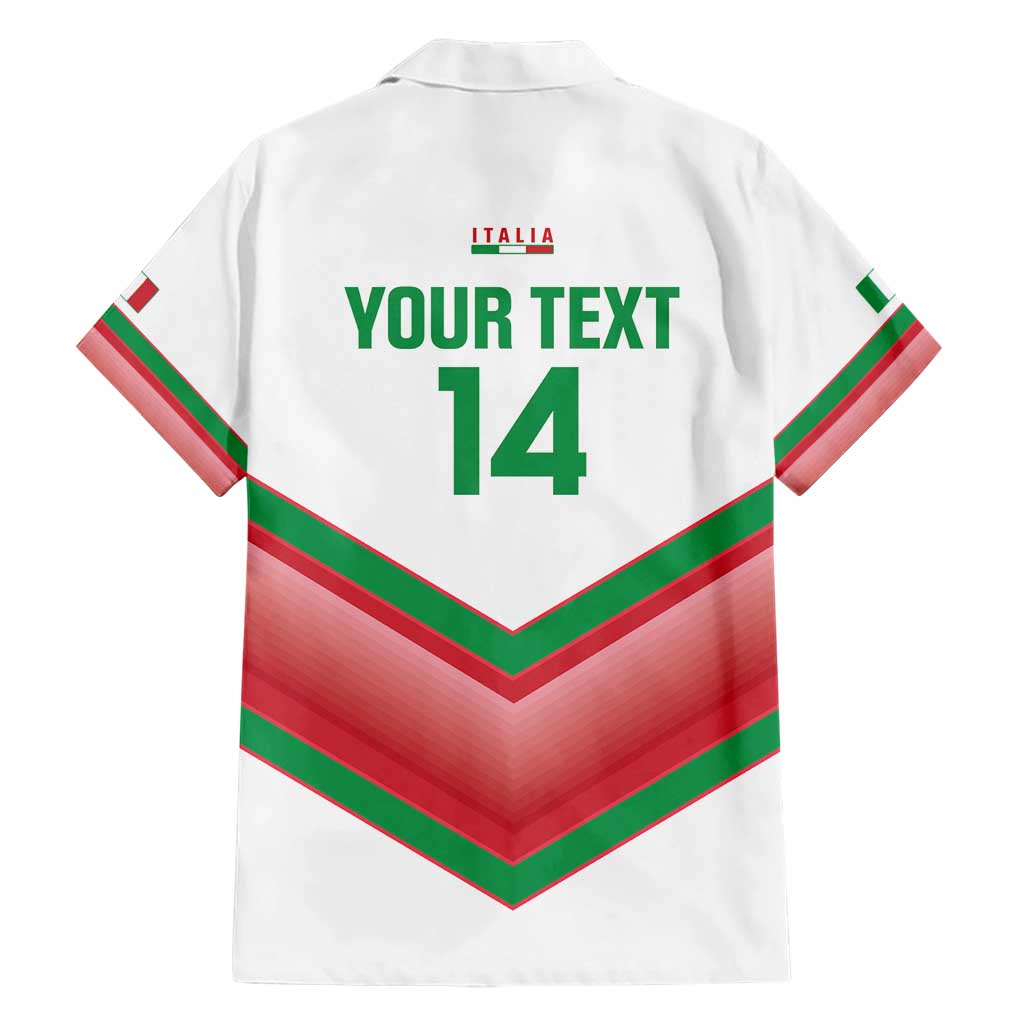 Custom Italy Football Hawaiian Shirt Go Gli Azzurri Italian Wolf