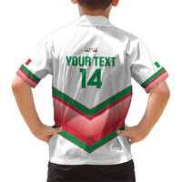 Custom Italy Football Kid Hawaiian Shirt Go Gli Azzurri Italian Wolf