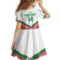 Custom Italy Football Kid Short Sleeve Dress Go Gli Azzurri Italian Wolf