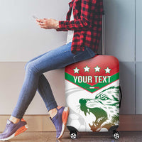 Custom Italy Football Luggage Cover Go Gli Azzurri Italian Wolf