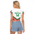 Custom Italy Football Raglan Cropped T Shirt Go Gli Azzurri Italian Wolf
