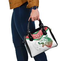 Custom Italy Football Shoulder Handbag Go Gli Azzurri Italian Wolf