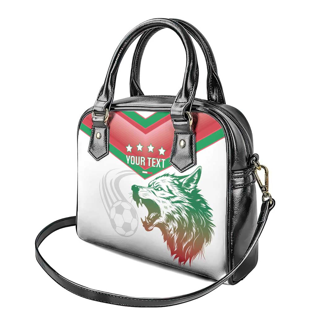 Custom Italy Football Shoulder Handbag Go Gli Azzurri Italian Wolf