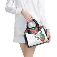 Custom Italy Football Shoulder Handbag Go Gli Azzurri Italian Wolf