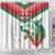 Custom Italy Football Shower Curtain Go Gli Azzurri Italian Wolf