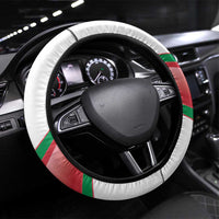 Italy Football Steering Wheel Cover Go Gli Azzurri Italian Wolf