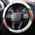 Italy Football Steering Wheel Cover Go Gli Azzurri Italian Wolf