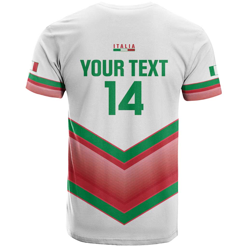 Custom Italy Football T Shirt Go Gli Azzurri Italian Wolf