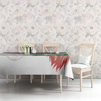 Custom Italy Football Tablecloth Go Gli Azzurri Italian Wolf