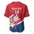 Custom Serbia Football Baseball Jersey Come On Ealges Coat Of Arms Style