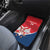 Custom Serbia Football Car Mats Come On Ealges Coat Of Arms Style