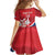 Custom Serbia Football Family Matching Mermaid Dress and Hawaiian Shirt Come On Ealges Coat Of Arms Style