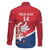Custom Serbia Football Family Matching Mermaid Dress and Hawaiian Shirt Come On Ealges Coat Of Arms Style