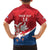 Custom Serbia Football Family Matching Off Shoulder Maxi Dress and Hawaiian Shirt Come On Ealges Coat Of Arms Style