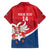 Custom Serbia Football Family Matching Off Shoulder Maxi Dress and Hawaiian Shirt Come On Ealges Coat Of Arms Style