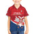 Custom Serbia Football Family Matching Short Sleeve Bodycon Dress and Hawaiian Shirt Come On Ealges Coat Of Arms Style