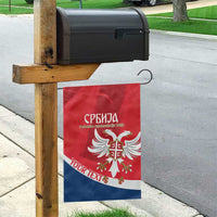 Custom Serbia Football Garden Flag Come On Ealges Coat Of Arms Style