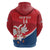 Custom Serbia Football Hoodie Come On Ealges Coat Of Arms Style