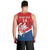 Custom Serbia Football Men Tank Top Come On Ealges Coat Of Arms Style
