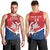 Custom Serbia Football Men Tank Top Come On Ealges Coat Of Arms Style