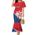 Custom Serbia Football Mermaid Dress Come On Ealges Coat Of Arms Style