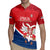 Custom Serbia Football Rugby Jersey Come On Ealges Coat Of Arms Style