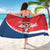 Custom Serbia Football Sarong Come On Ealges Coat Of Arms Style