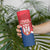 Custom Serbia Football Skinny Tumbler Come On Ealges Coat Of Arms Style