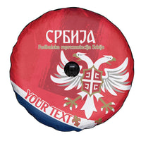 Custom Serbia Football Spare Tire Cover Come On Ealges Coat Of Arms Style
