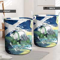 Personalised Nessie Scotland Laundry Basket Scottish Folklore Loch Ness Monster