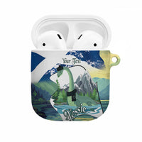 Personalised Nessie Scotland AirPods Case Scottish Folklore Loch Ness Monster