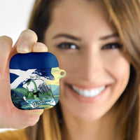 Personalised Nessie Scotland AirPods Case Scottish Folklore Loch Ness Monster