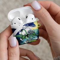 Personalised Nessie Scotland AirPods Case Scottish Folklore Loch Ness Monster
