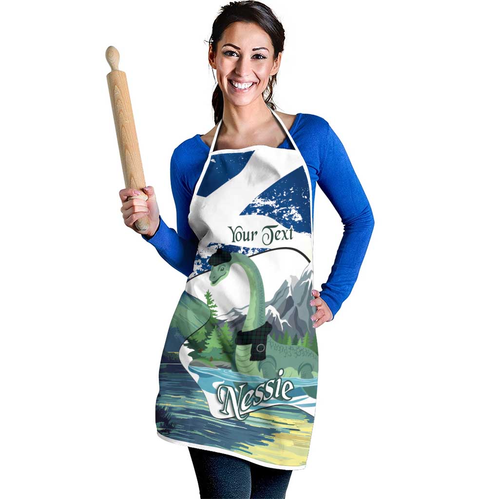 Personalised Nessie Scotland Apron Scottish Folklore Loch Ness Monster