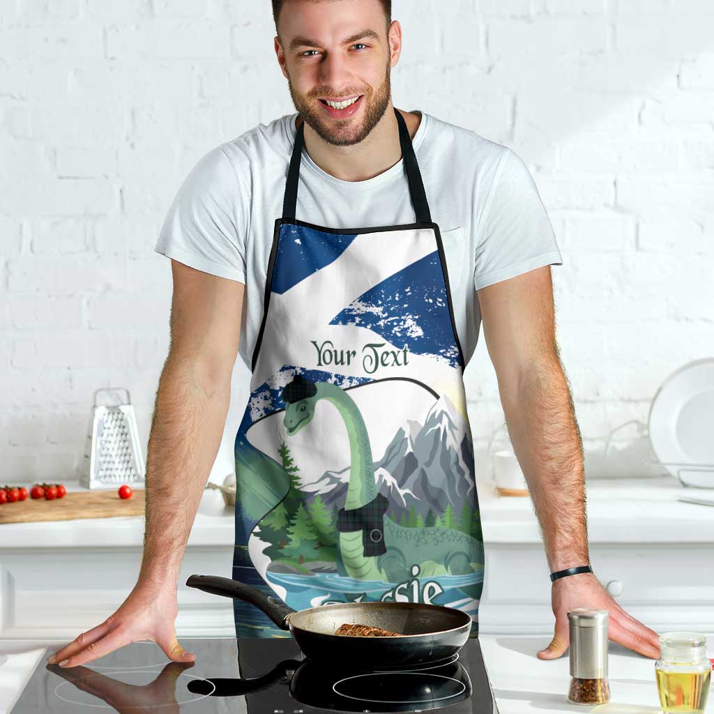 Personalised Nessie Scotland Apron Scottish Folklore Loch Ness Monster