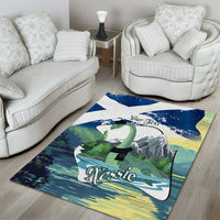 Personalised Nessie Scotland Area Rug Scottish Folklore Loch Ness Monster