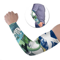 Personalised Nessie Scotland Arm Sleeves Scottish Folklore Loch Ness Monster