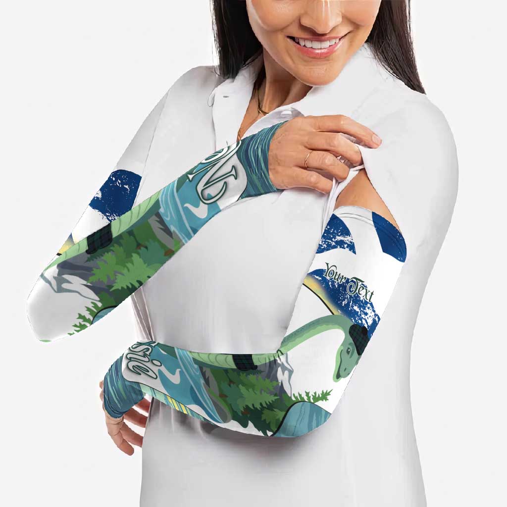 Personalised Nessie Scotland Arm Sleeves Scottish Folklore Loch Ness Monster