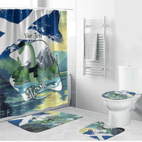 Personalised Nessie Scotland Bathroom Set Scottish Folklore Loch Ness Monster