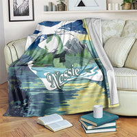 Personalised Nessie Scotland Blanket Scottish Folklore Loch Ness Monster
