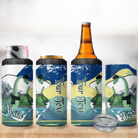 Personalised Nessie Scotland 4 in 1 Can Cooler Tumbler Scottish Folklore Loch Ness Monster